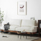 Nadine Frame Sofa, Walnut Frame, L-SHAPE [SALE]